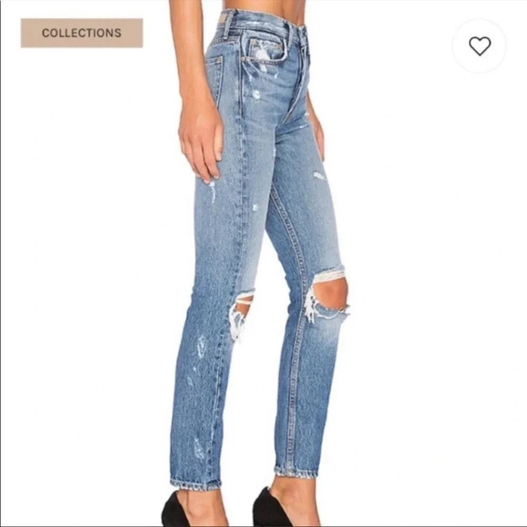 GRLFND high waisted Karolina distressed denim - Picture 3 of 16